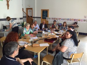 preparando las comuniones