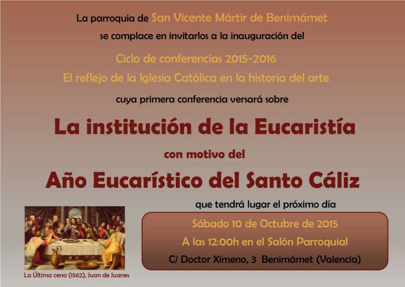 Conferenacia Eucaristía
