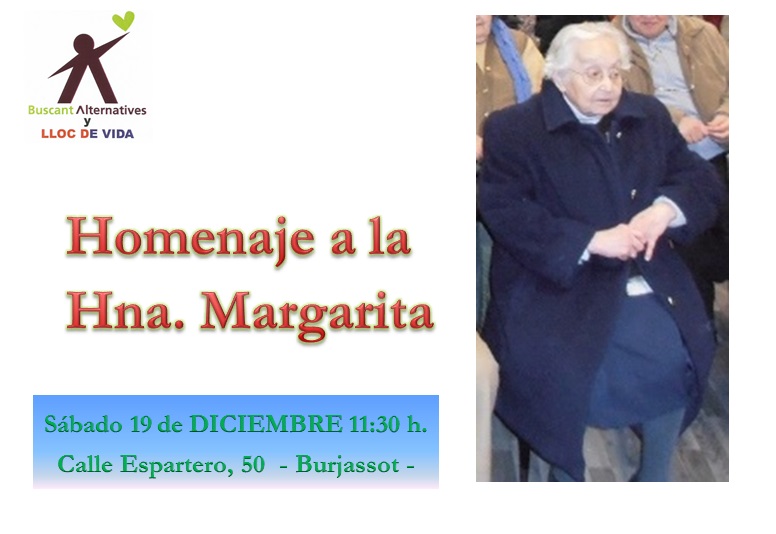 Homenaje Hna. Margarita