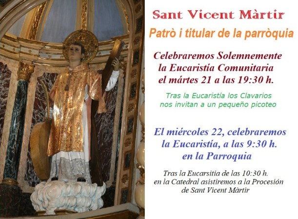Cartel Sant Vicent màrtir