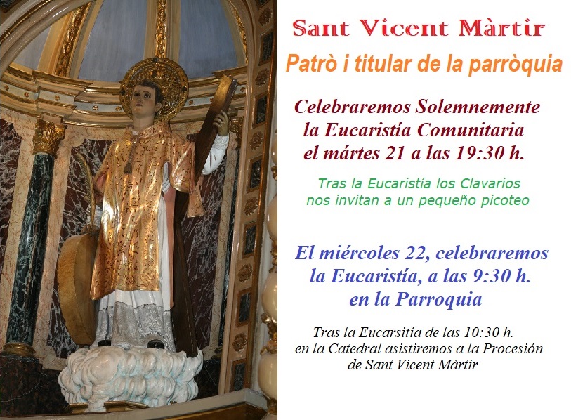 Cartel Sant Vicent màrtir