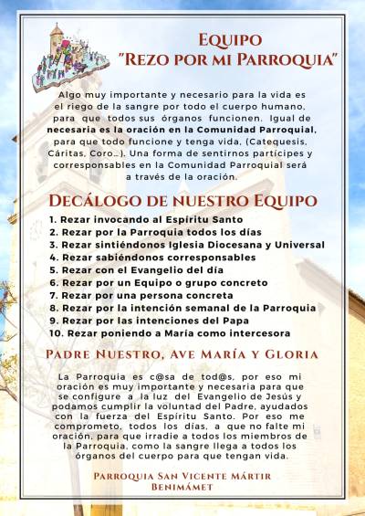 Rezo por mi parroquia