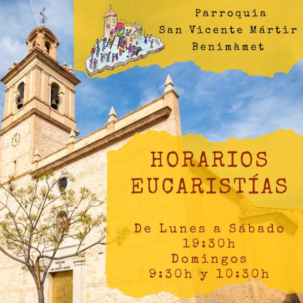 HORARIOS EUCARISTIAS